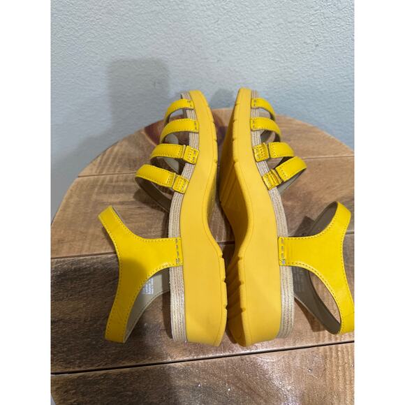 Dansko Roxie Yellow Sandals size 42 (11.5) - Picture 5 of 8